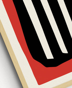 Bold Structure Red - Plakat