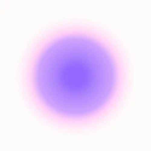 Fioletowy gradientowy sześcian