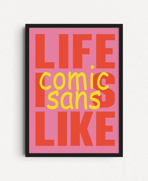 Comic Sans Pink