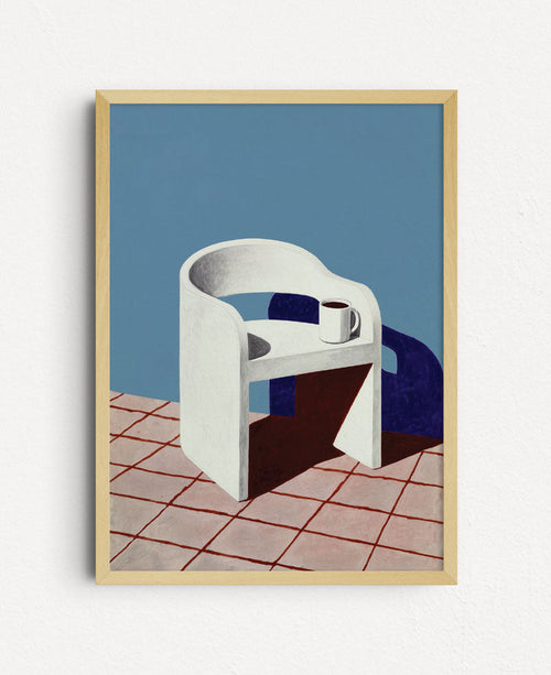 Bold Structure Red (Kopia) - Plakat