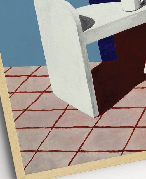 Bold Structure Red (Kopia) - Plakat