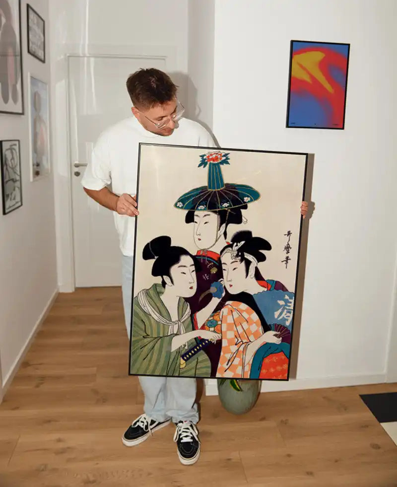 Three Woman Kitagawa Utamaro - Plakat