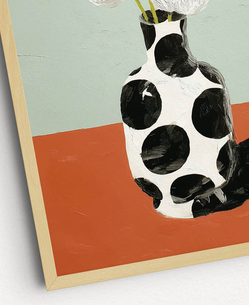 Polka Vase - Plakat