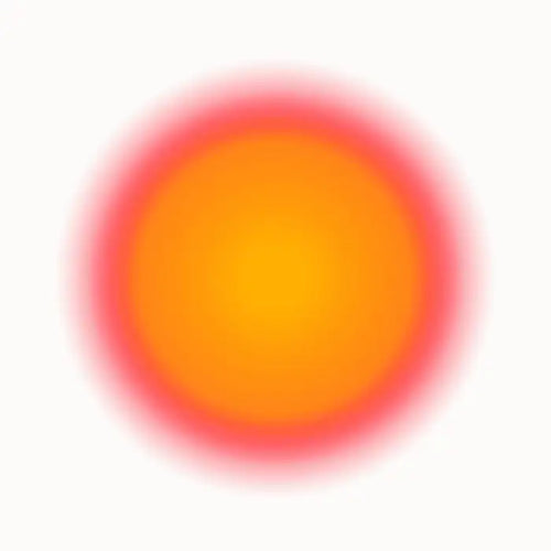 Pomarańczowo-czerwona gradientowa kula-zabawka